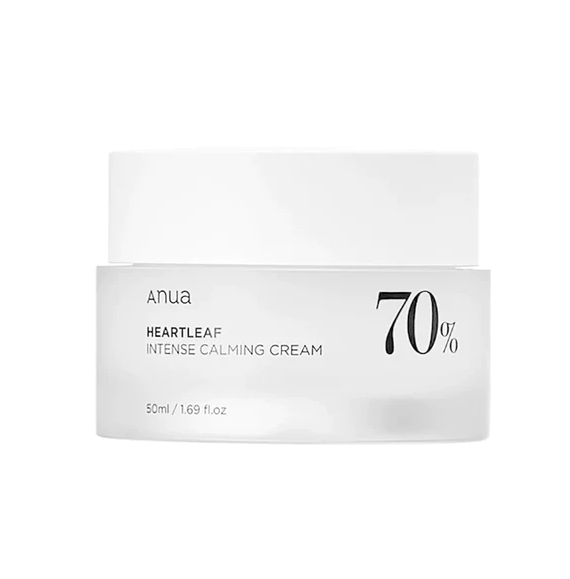 ANUA Heartleaf 70% Intense Calming Cream - Rauhoittava kasvovoide- terveenihonkeskus.fi